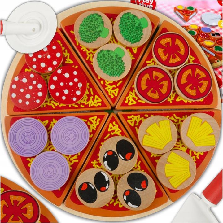 Actual product image Kruzzel Pizza set with Velcro fastener