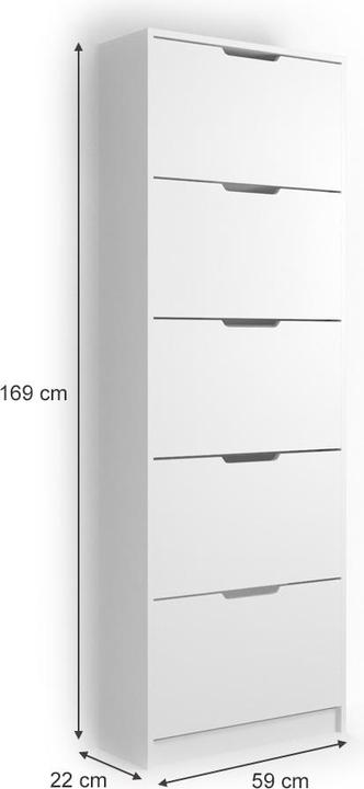 Produktbild Vicco Luca (59 x 22 x 169 cm)