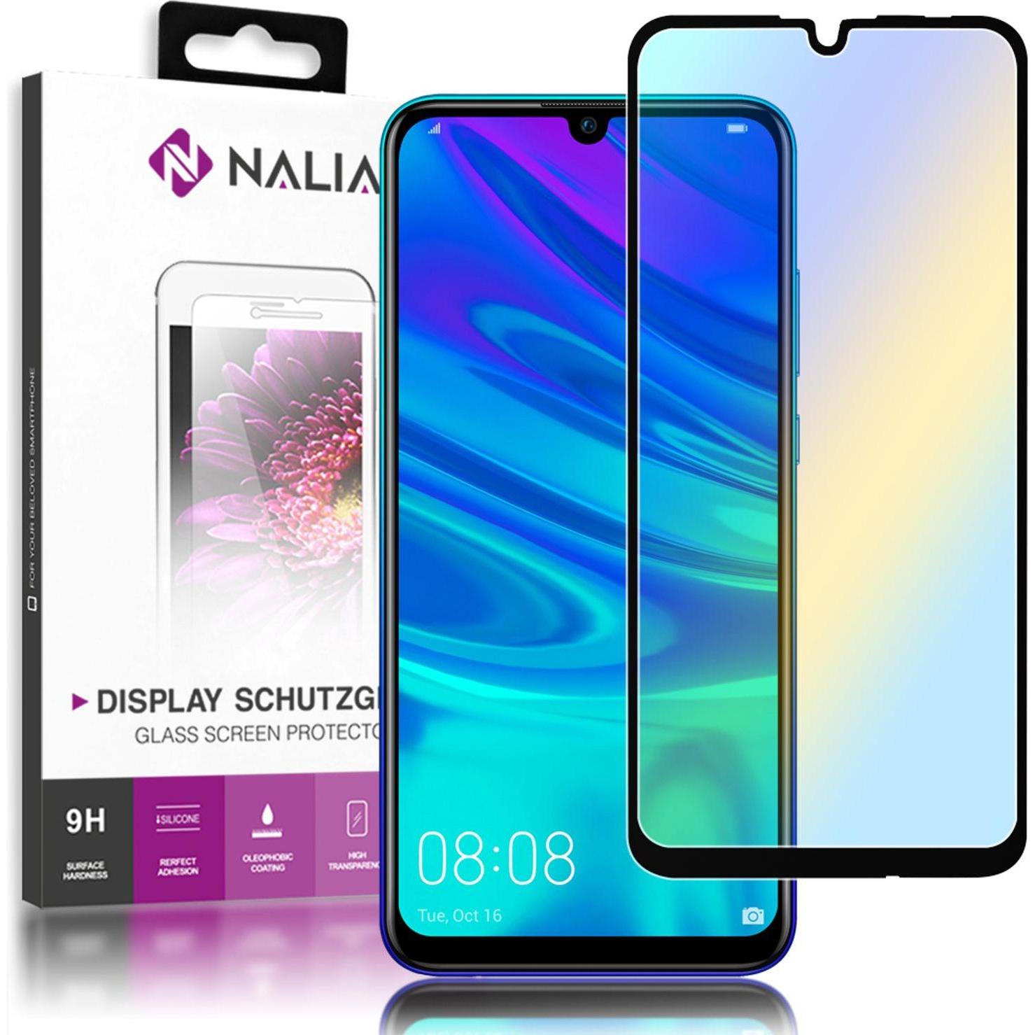 Nalia Schutzglas (2 Stück, Huawei P Smart (2019)), Smartphone Schutzfolie, Transparent