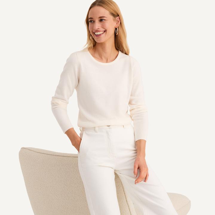 Produktbild Anne Weyburn Pullover mit rundem Ausschnitt (48)