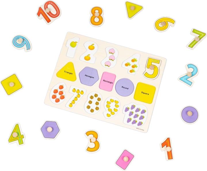 Image du produit The twiddlers Puzzle à encastrement Set de 4 animaux sauvages Apprendre (4 pièces)