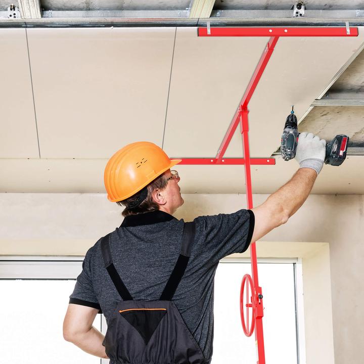 Actual product image Wiltec Panel lifter 40kg 170-290cm Assembly aid Panel lifter Drywall lift (40 kg)