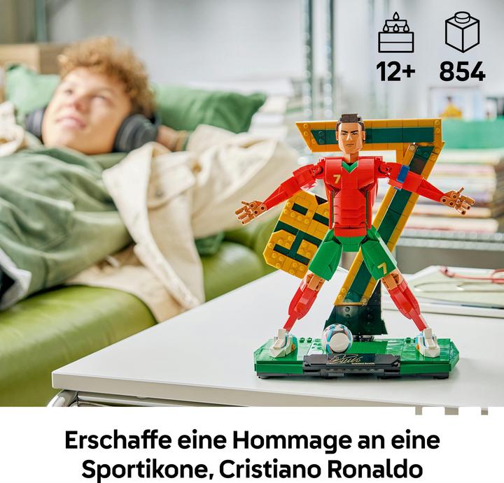 Image du produit LEGO Cristiano Ronaldo - Légende du football (43016, LEGO Editions)