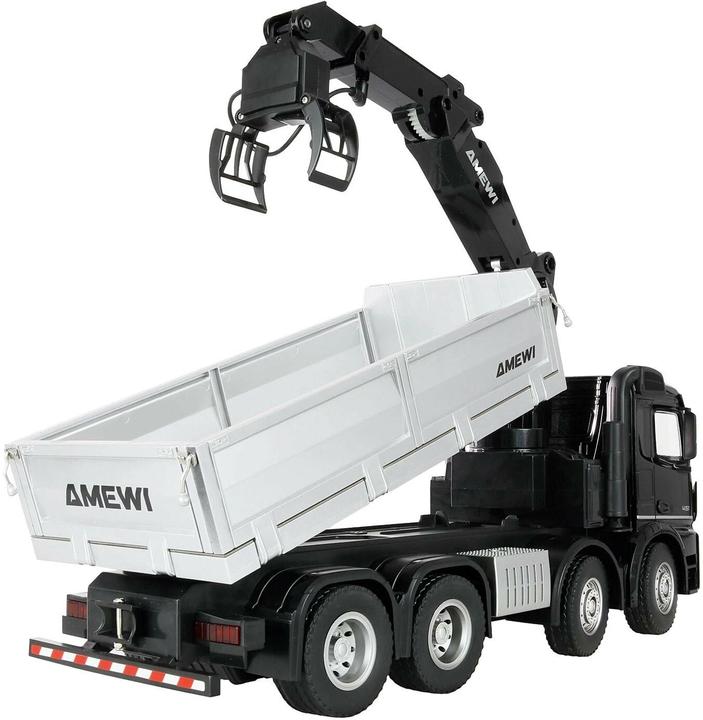 Actual product image Amewi Mercedes-Benz Arocs Kranwagen mit Kipper 8x4/4 4WD 1:18 RTR (RTR Ready-to-Run)