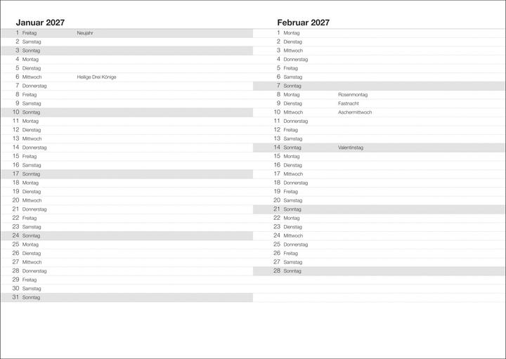Image du produit Terminer A5, Struktur rot 2026 (A5, 1 semaine / 2 pages)