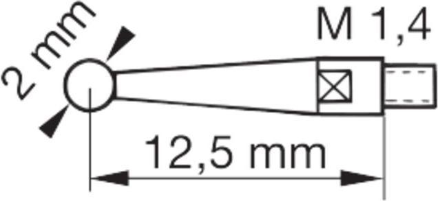 Actual product image tesa SWISSTAST lever gauge 0.01 mm Abl. 28 mm D (mm)