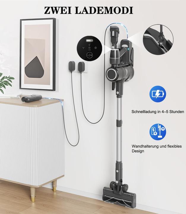 Produktbild Syntecno Akku-Staubsauger VC7211 mit Düsenset