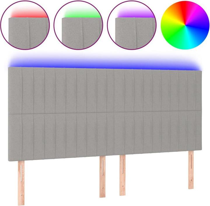 Produktbild vidaXL LED Kopfteil (160 x 5 x 128 cm)