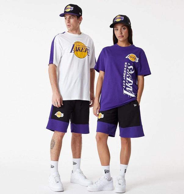 Produktbild New Era NBA Los Angeles Lakers Colorblock Shorts Herren (M)
