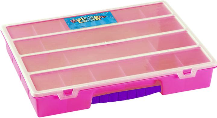 Actual product image Rainbow Loom Pink organiser
