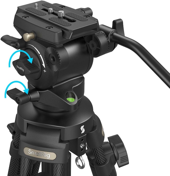 Produktbild SmallRig Lightweight Video Carbon Fiber Tripod Kit AD-50 4685 (Carbon)