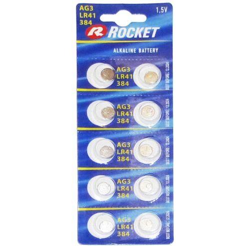 Rocket Batteria LR41 G3 (10 pz., LR41), Batterie + pile