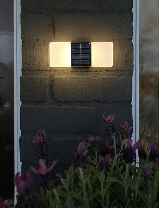 Produktbild Star Trading Solar-Wandleuchte Wally Frost (IP44)