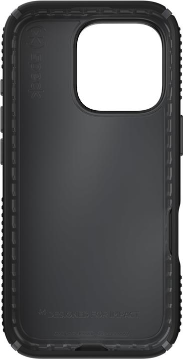 Actual product image speck Presidio2 Grip Apple iPhone 16 Pro Black - with Microban (Apple iPhone 16 Pro)
