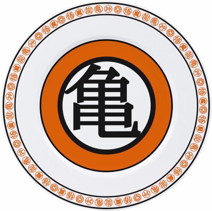 Actual product image ABYstyle Dragon Ball Hero Set of 4 Plates : Emblems