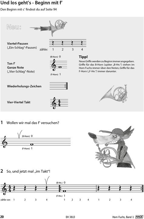 Immagine prodotto Horn Fuchs mit CD (Tedesco, Andreas Stopfner, Stefan Dünser, 2013)