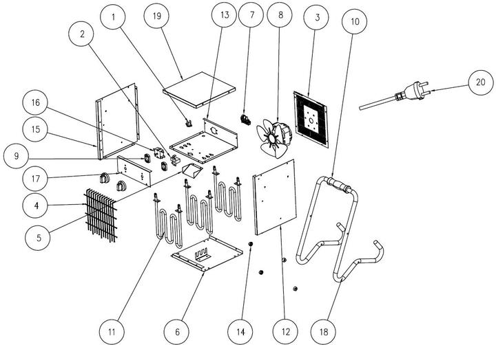 Produktbild Rockair Elektroheizer EH 2 (2000 W)