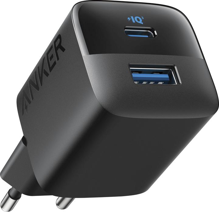 Image du produit Anker Chargeur 323 Dual-Port 33W, EU Plug (33 W, 2 ports)