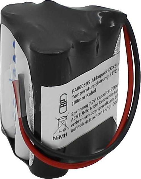 Actual product image XCell Messgeräteakku NiMH 7,2V 2000mAh passend für BAMO IER MUDline TGS Schlammspiegelmessgerät (2000 mAh)