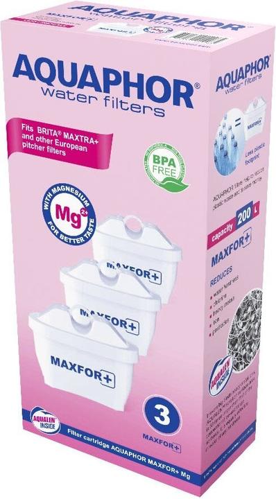 Actual product image Aquaphor Maxfor Plus MG magnesium cartridge 3 pcs.