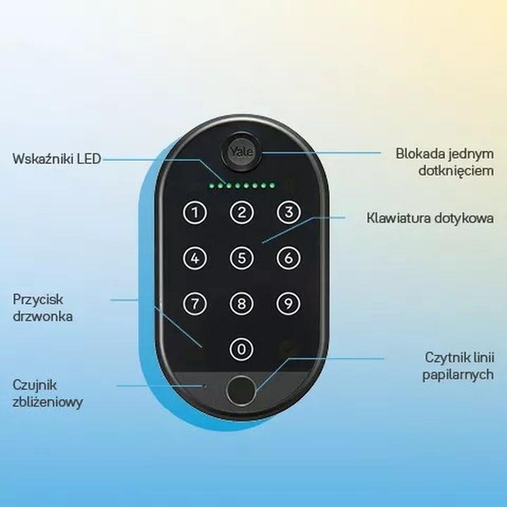 Produktbild Yale Linus Smart Keypad 2 (Fingerabdruck, Elektronische Zahlenkombination, Bluetooth)