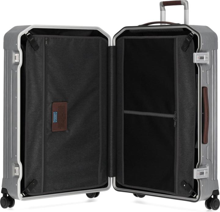 Produktbild Piquadro PQ-Light - Ultra Slim Grosser Hartschalentrolley Schwarz/Leder (67 l)