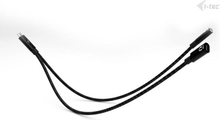 Produktbild i-tec USB-C Cable Splitter Audio/Data + Power Delivery 100W (0.30 m, USB 2.0, 100 W)