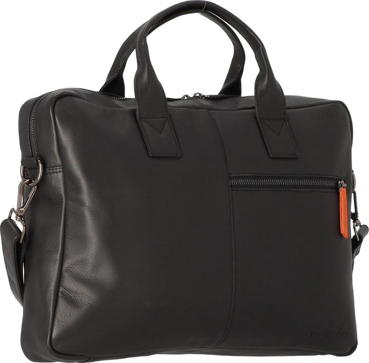 Actual product image Davidoff Essentials briefcase leather 40 cm laptop compartment