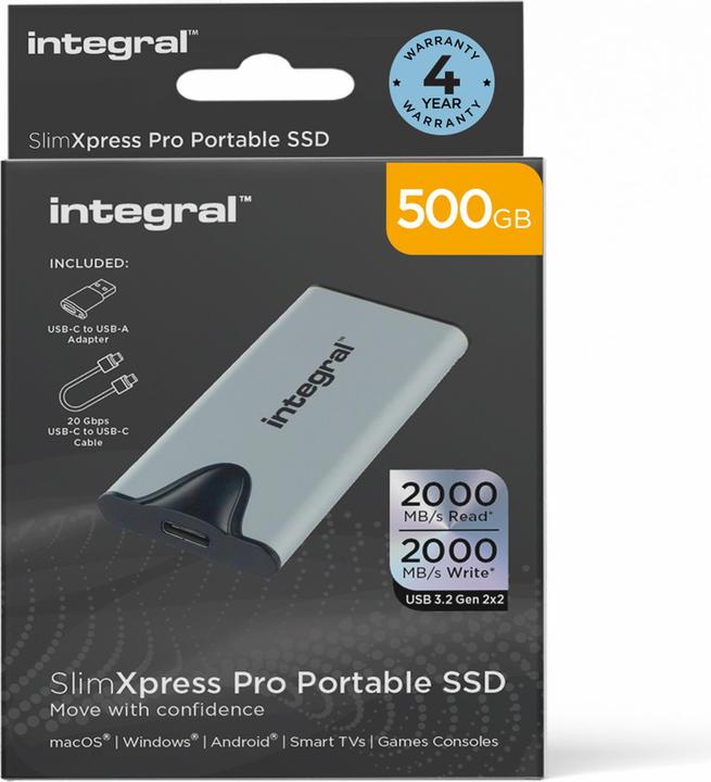 Produktbild 500gb Slimxpress Pro Portable SSD (0.50 TB)