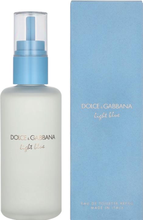 Actual product image Dolce & Gabbana Light Blue Pour Femme Eau De Toilette Refill 150 Ml (Eau de toilette, 150 ml)