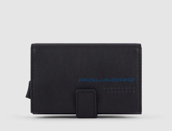 Produktbild Piquadro Urban - Kreditkartenetui aus Metall und Leder