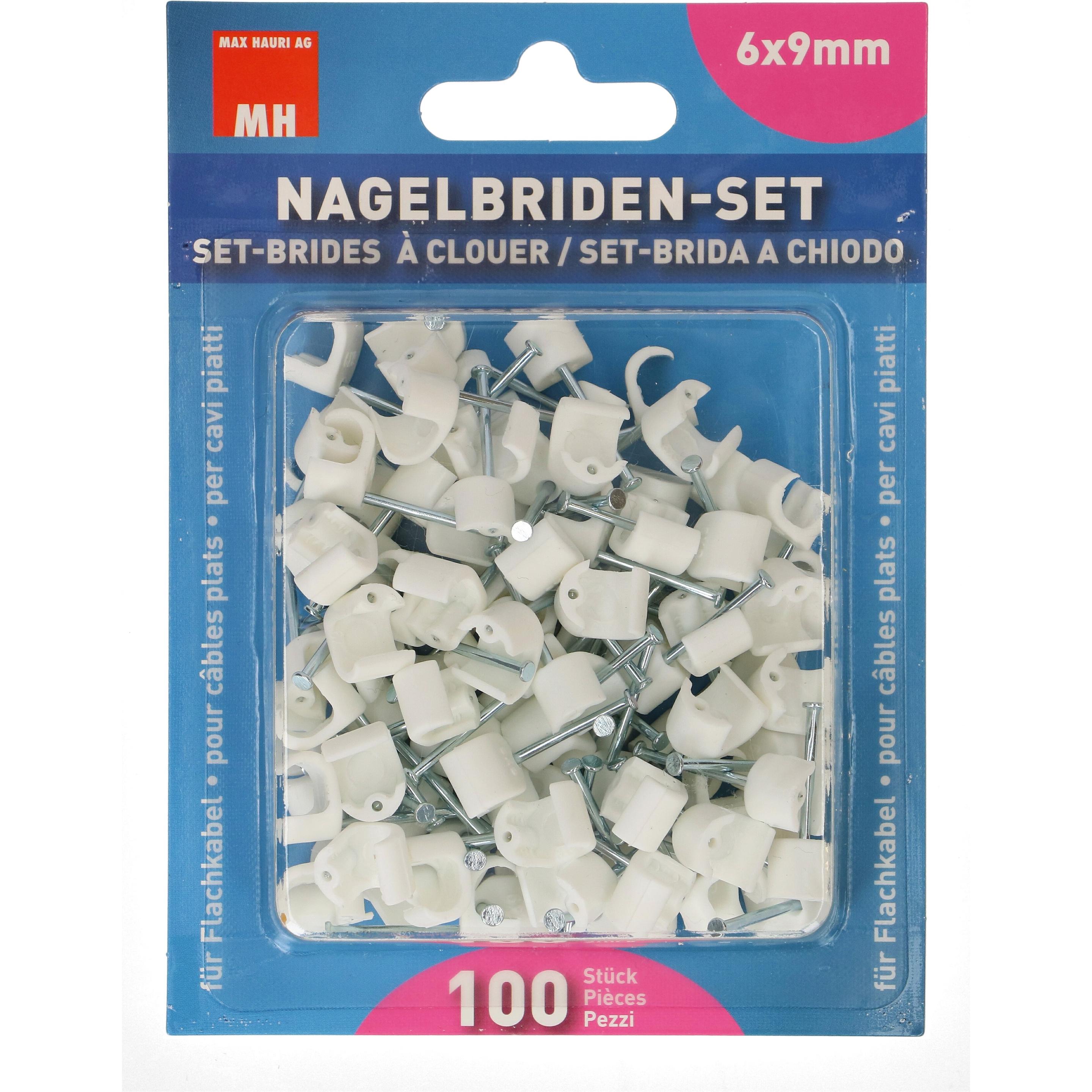 Thumbnail - Max Hauri, Kabelhalter, Cable Home Nagelbriden für Flachkabel