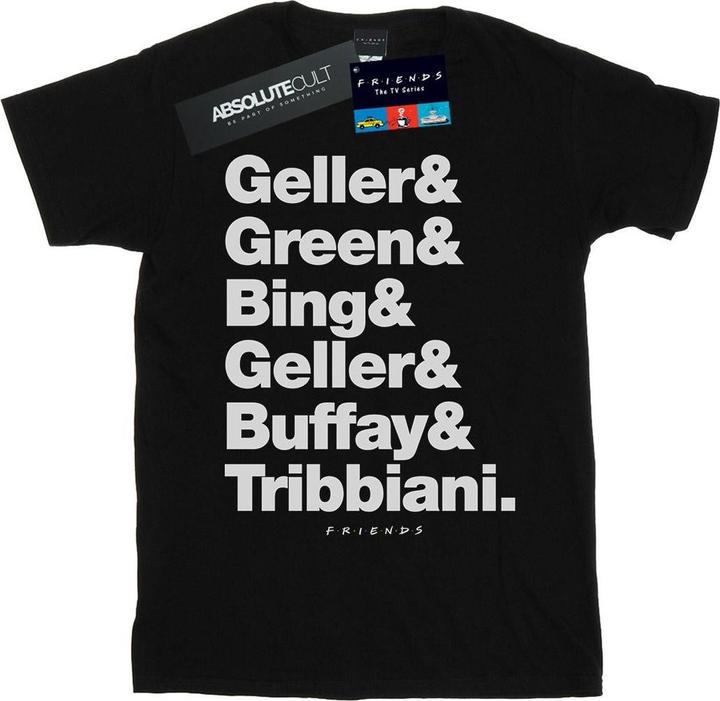 Friends Surnames Text TShirt (3XL)