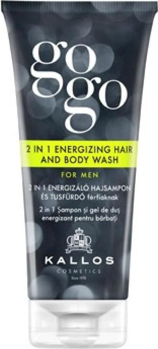 Kallos Cosmetics Kallos - Gogo 2 In 1 Energizing Hair And Body Wash For Men (200 ml)