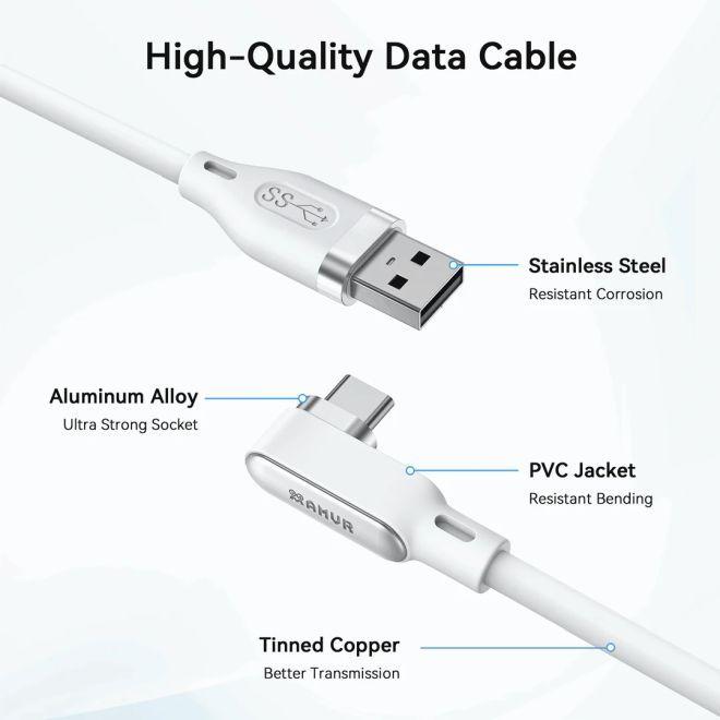 Produktbild AMVR Meta Quest 3 / 3S VR Link Kabel USB 3.0 Highspeed-Datenübertragung bis 5 Gbps