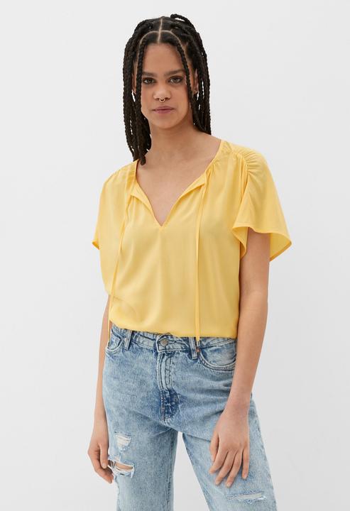 Produktbild S.Oliver Bluse Viskosebluse mit Raffung (34)