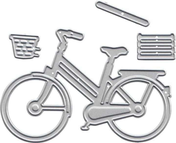 Image du produit Yvonne Creations Pochoir de découpe "Bicyclette avec panier".