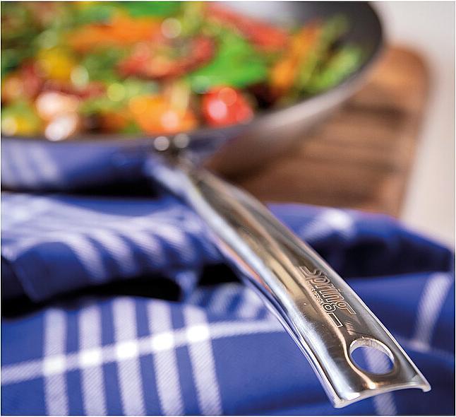 Immagine prodotto Spring Vulcano Classic (24 cm, Padella per friggere, Alluminio, Acciaio inossidabile)