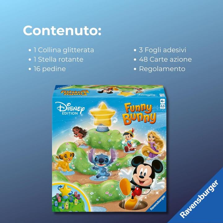 Image du produit Ravensburger Funny Bunny Disney Edition (Allemand, Espagnol, Français, Italien, 2 - 4 Joueur)