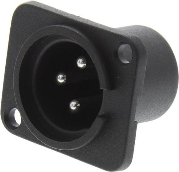 Produktbild RS PRO Einbaustecker XLR sw Kunststoff 3-polig