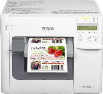 Actual product image Epson TM-C3500 Label Printer Inkjet Color 720 x 360 DPI Wired