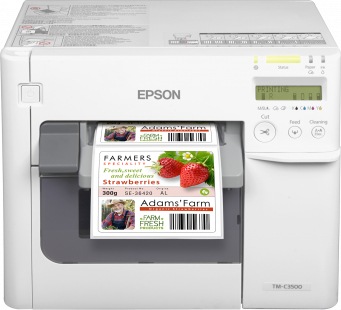 Produktbild Epson TM-C3500 Etikettendrucker Tintenstrahl Farbe 720 x 360 DPI Verkabelt