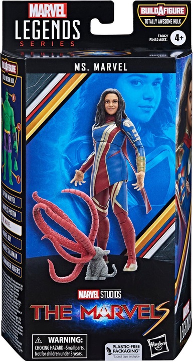 Image du produit Hasbro The Marvels Marvel Legends figurine Ms. Marvel (BAF : Totally Awesome Hulk) 15 cm