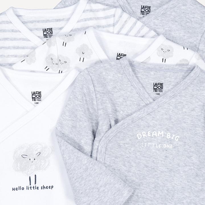 Produktbild La Redoute Collections 7er-Pack Langarm-Bodys für die Geburt (74)