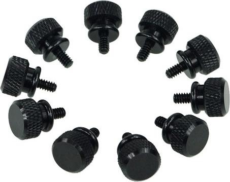 Produktbild Aquatuning Thumbscrews Gehäuse schwarz Bigpack (10 Stück)