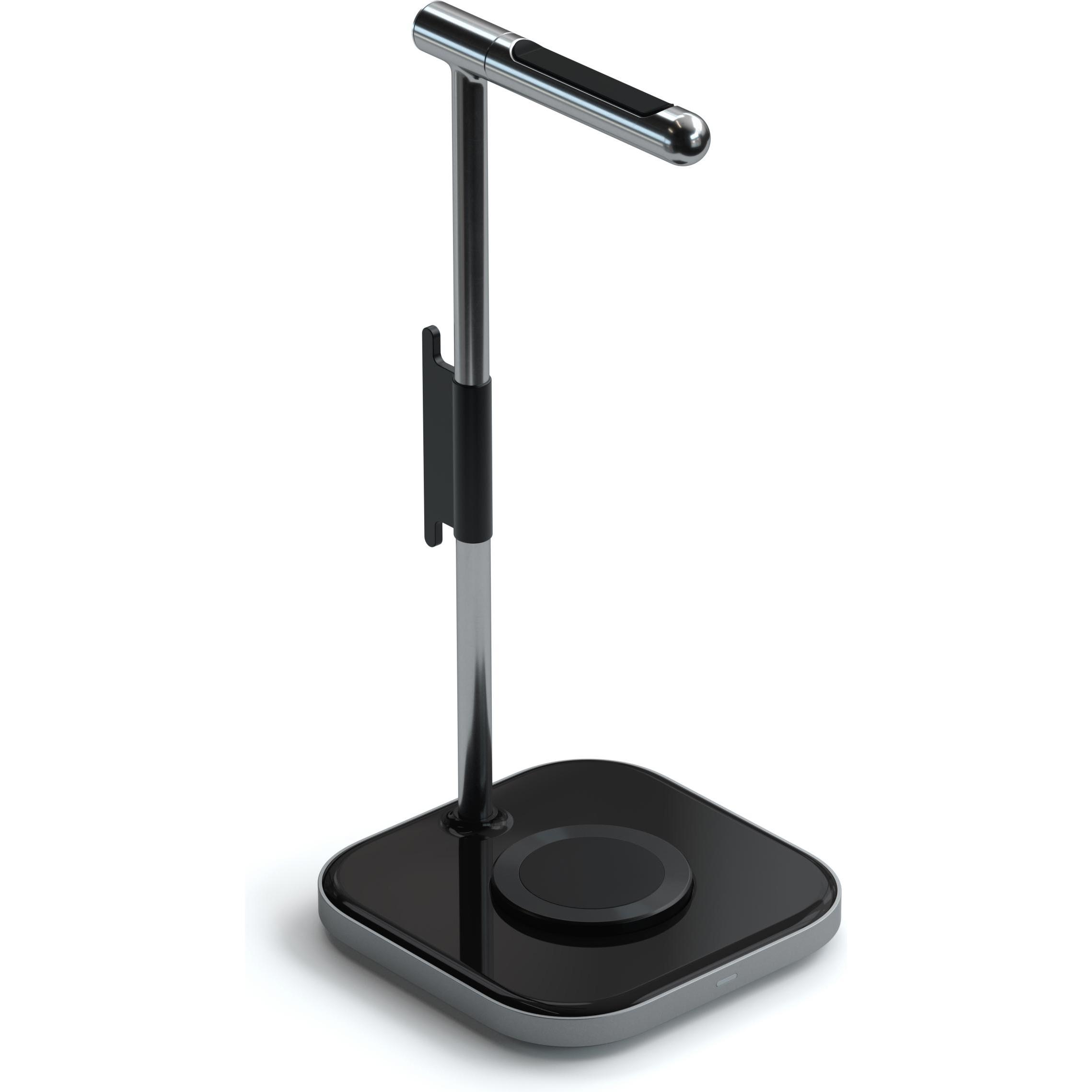 Satechi 2-in-1 Headphone Stand, Kopfhörerständer, Schwarz