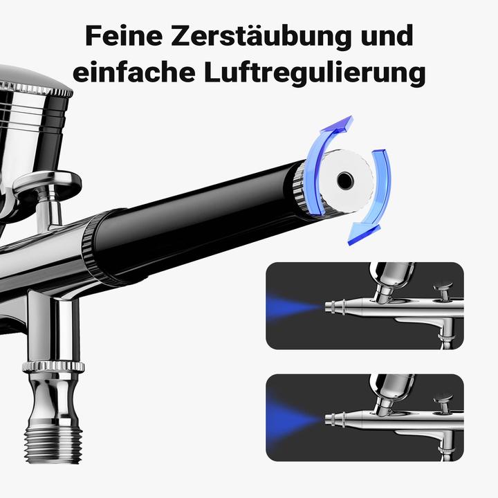 Immagine prodotto Wiltec Set di accessori per compressori da 2,8 bar Set di spazzole ad aria compressa da 12V