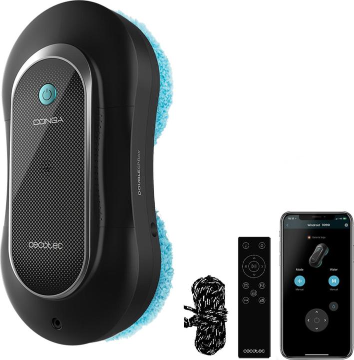 Cecotec Laptop computer Conga Windroid 1090 Double Spray Connected Window cleaning robot
