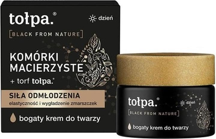 Tołpa Black From Nature bogaty krem do twarzy na dzień 50ml (50 ml, Tagescreme)