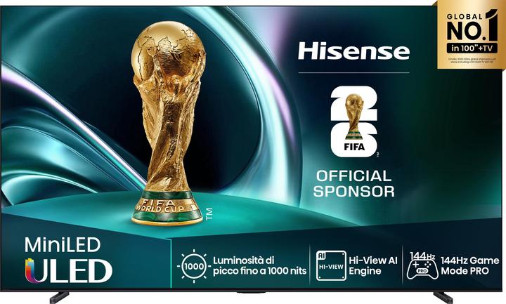 Actual product image Hisense TV 85U7Q (85", U7Q, Mini-LED, 4K, 2025)